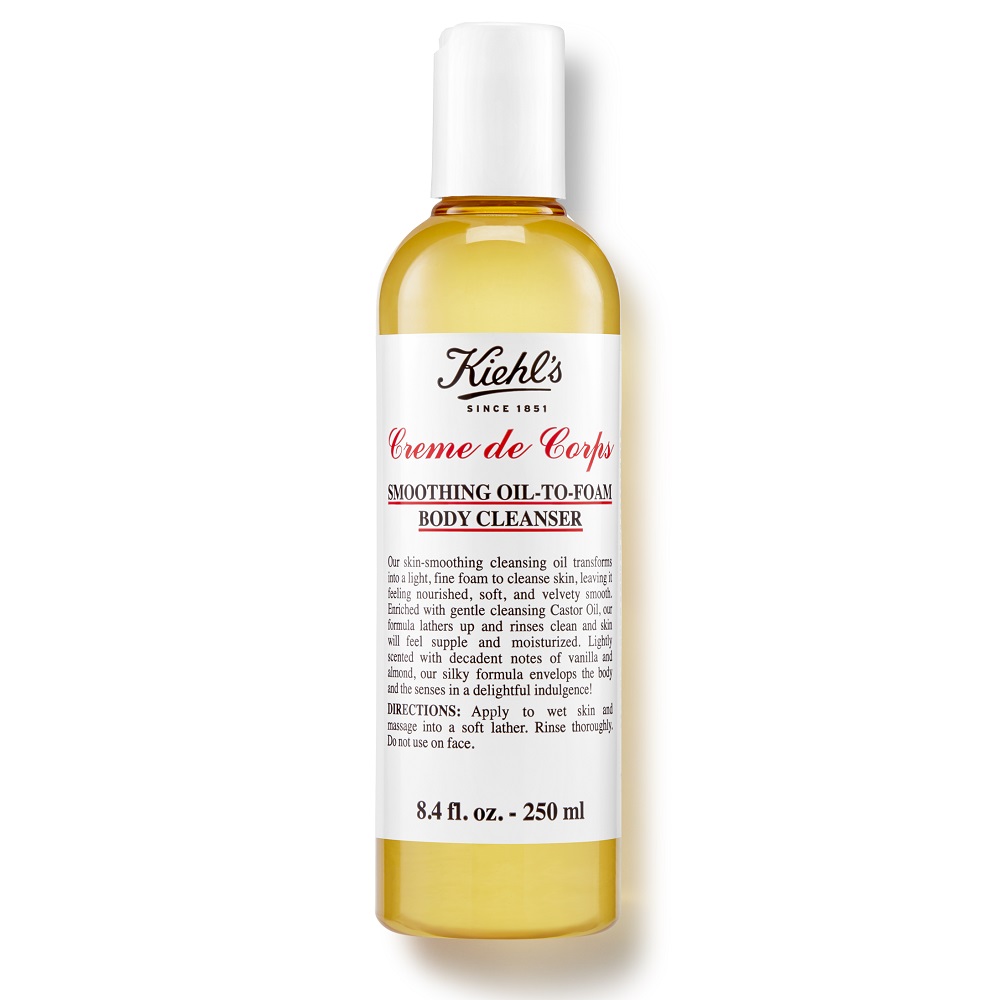 

Масло для мытья тела creme de corps smoothing oil-to-foam body cleanser Kiehl'S, 250 мл