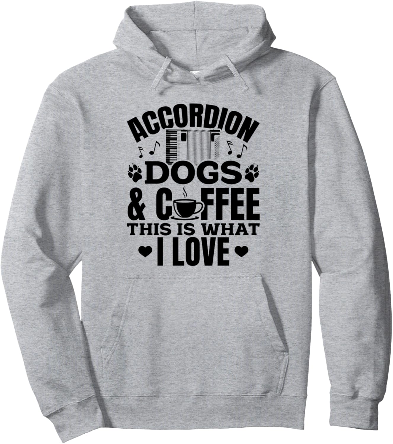 

Толстовка с изображением аккордеона «Accordion Dog & Coffee This Is What I Love Accordion Player Hoodie», серая, Серый, Толстовка с изображением аккордеона «Accordion Dog & Coffee This Is What I Love Accordion Player Hoodie», серая