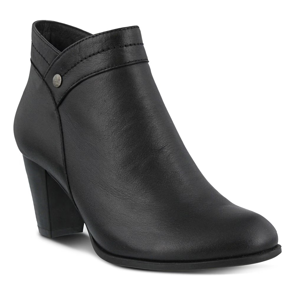 Ботильоны на толстом каблуке Itilia Spring Step, black leather