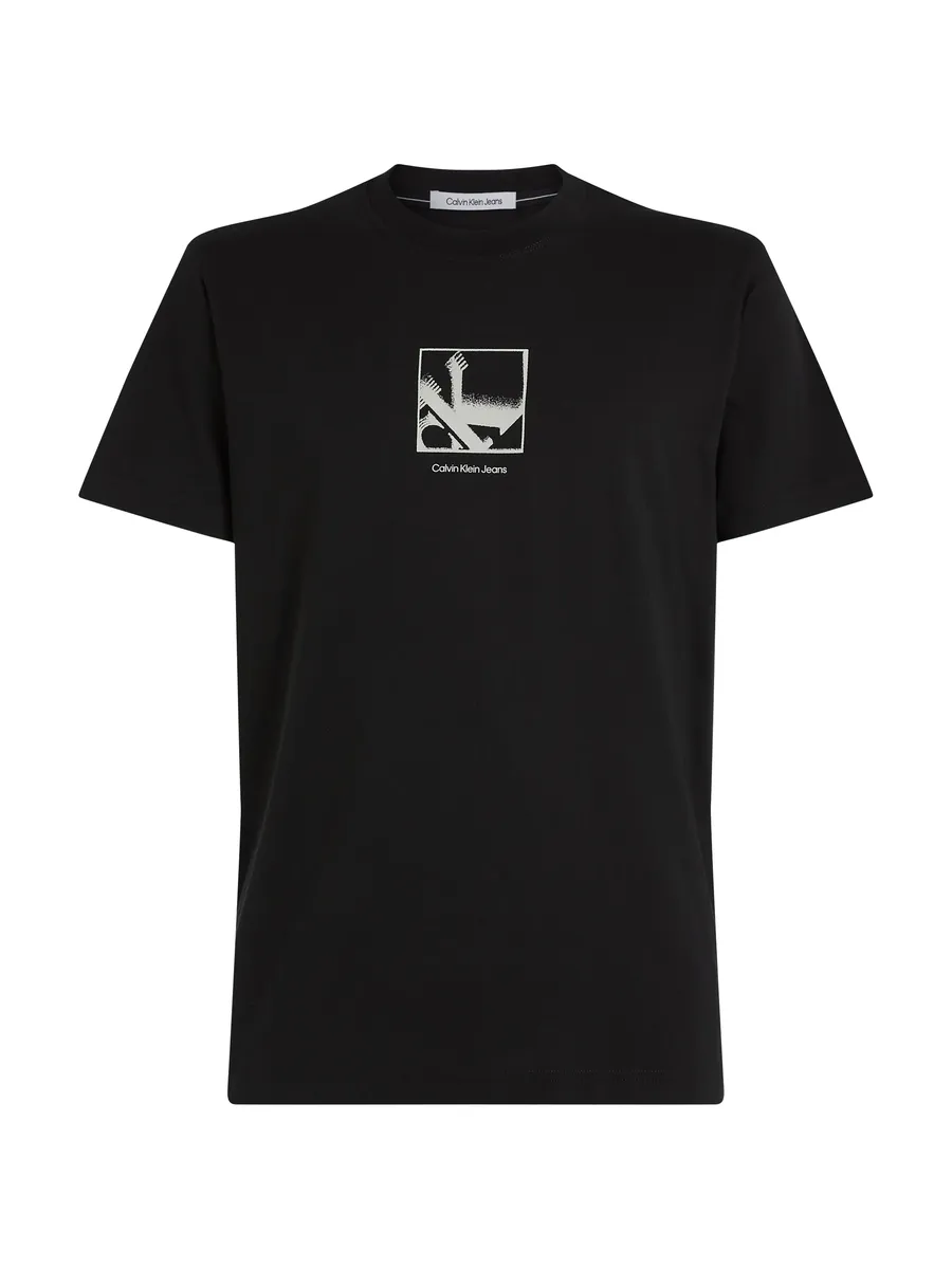 

Футболка Calvin Klein Jeans "GRID BOX TEE" с тисненым логотипом, цвет Ck Black