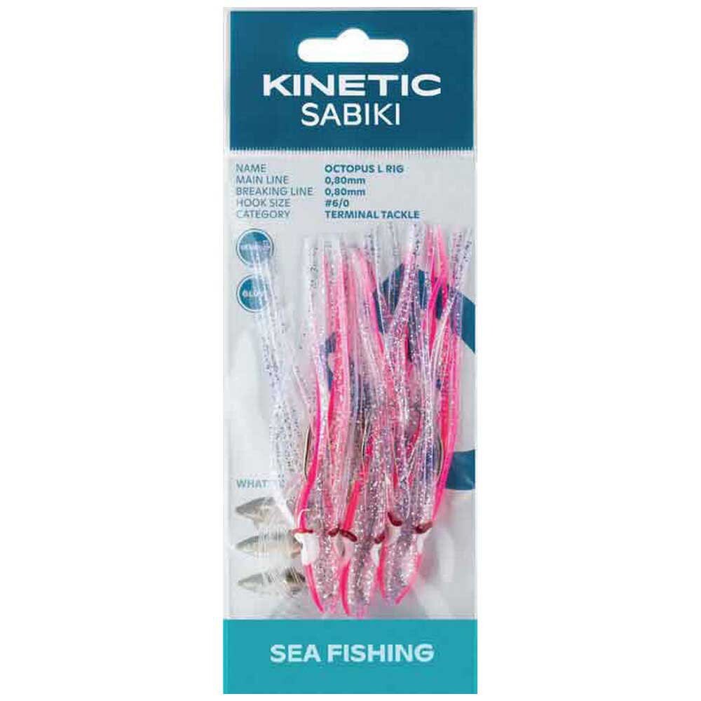 

Оснастки Kinetic Sabiki Octopus L, прозрачный