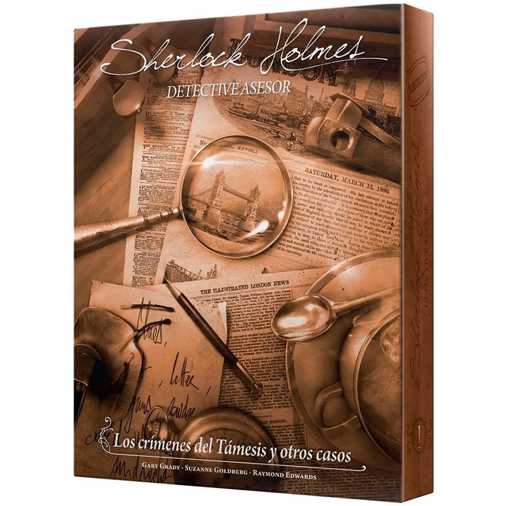 

Асмоди Шерлок Холмс: Los Crímenes Del Támesis настольная игра на испанском языке Asmodee, мультиколор