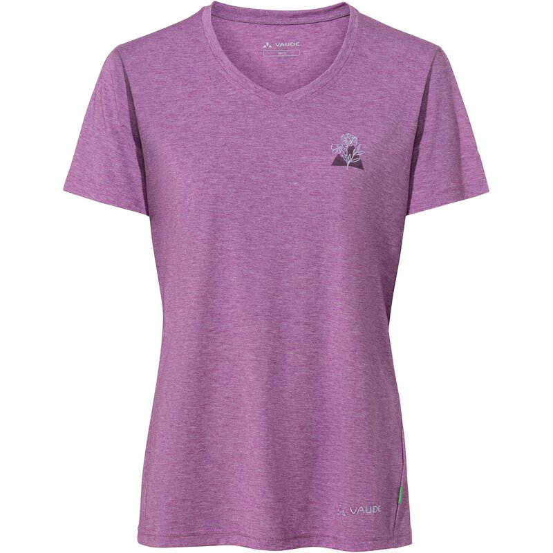 

Shirt wo skomer print t-shirt iii Vaude, цвет magenta