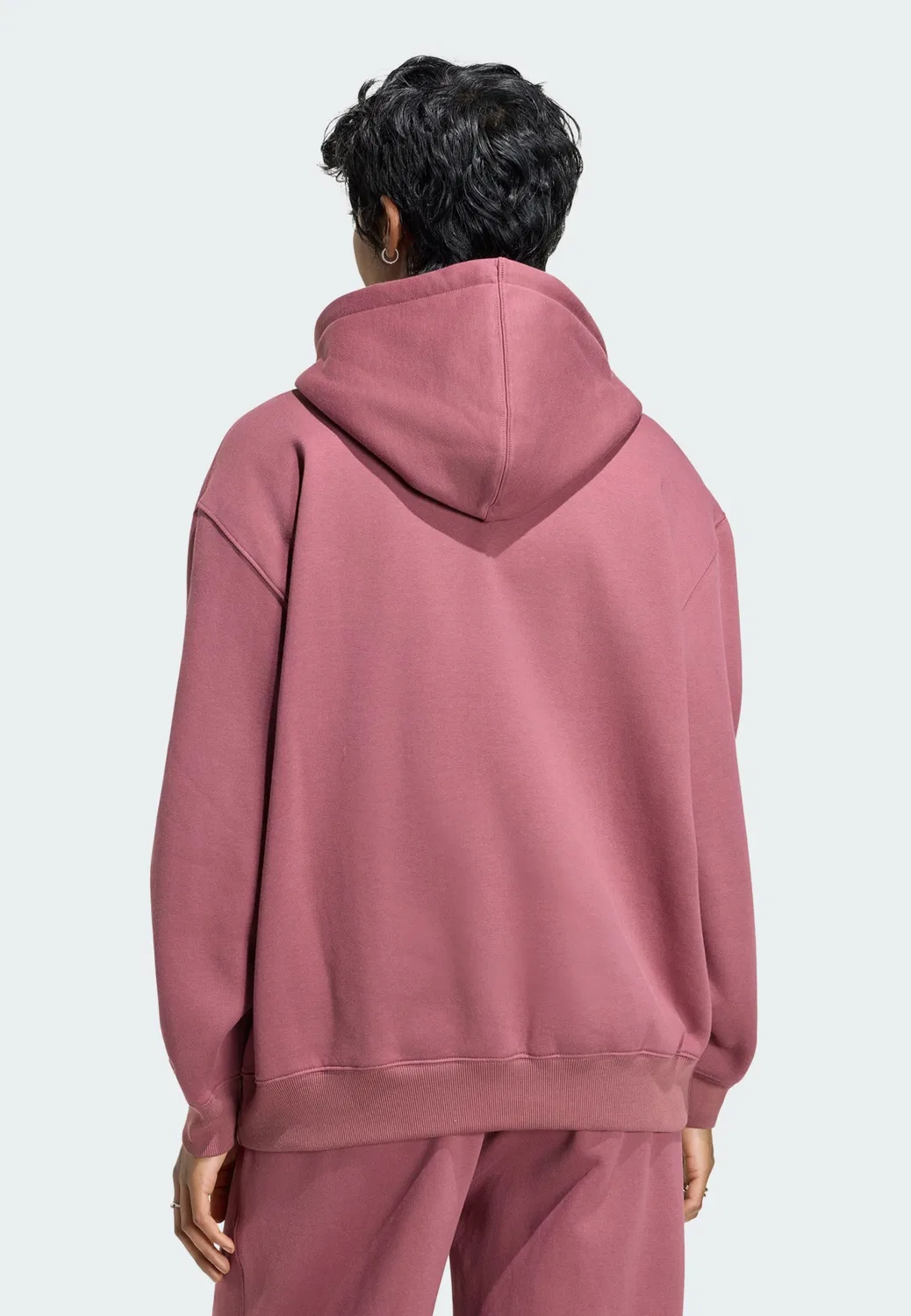 Толстовка Adidas Originals Essentials бордового цвета — фото 3