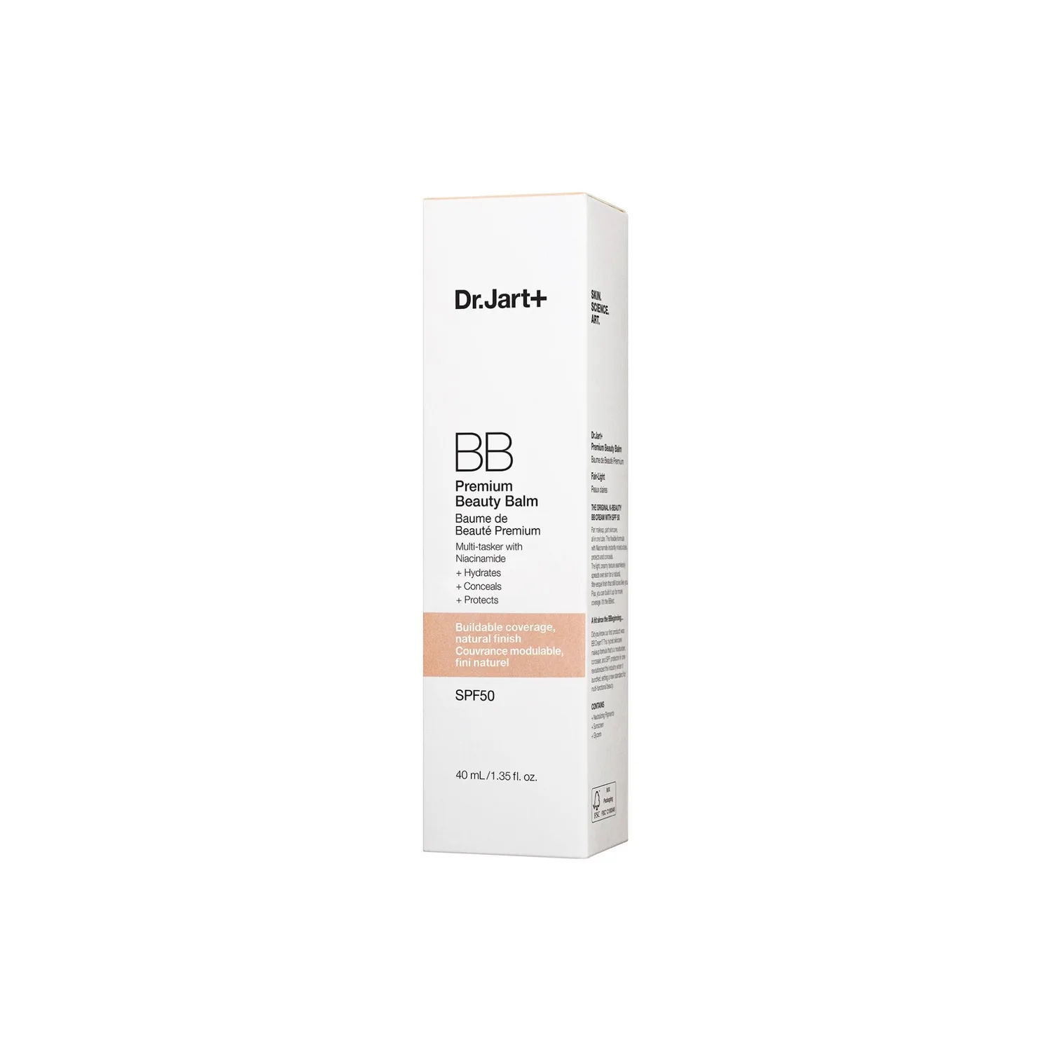 Тональная основа DR JART+ BB Premium Beuty Balm, 01 Muy claro-claro — фото 2