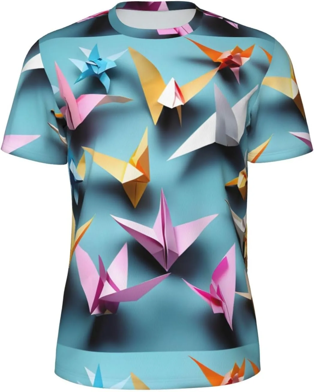 

Футболка мужская Origami Paper Cranes с коротким рукавом, легкая, для бега и тренировок DRTGEDS