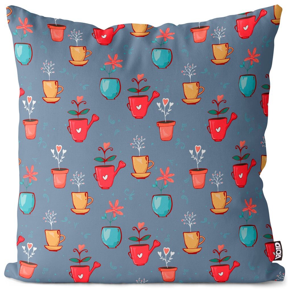 

VOID Цветы Вазы Узор наволочка Полиэстер Водонепроницаемая подушка для улицы и дома Размер: 60 x 60 см