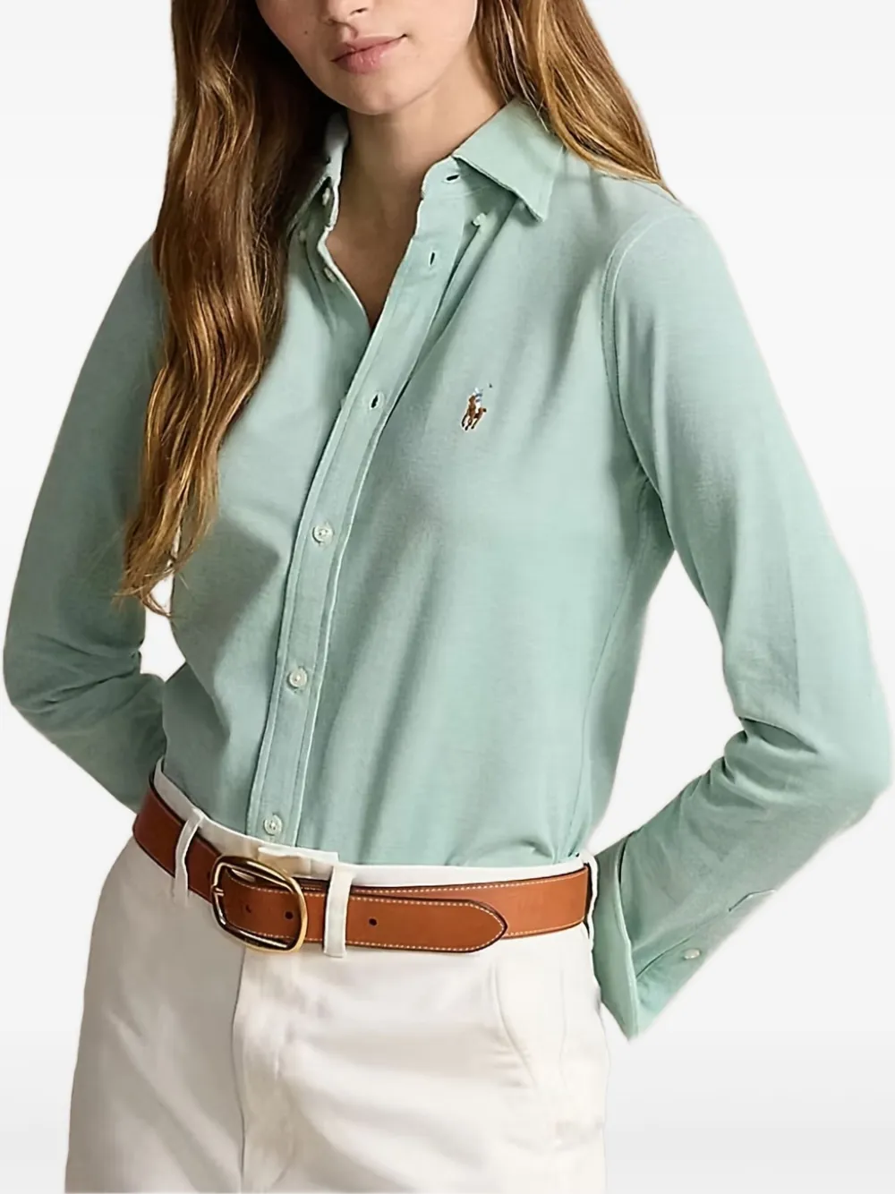 

Рубашка с длинными рукавами POLO RALPH LAUREN, зеленый