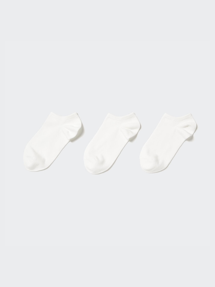 

Короткие носки 3 пары Uniqlo, цвет 00 белый