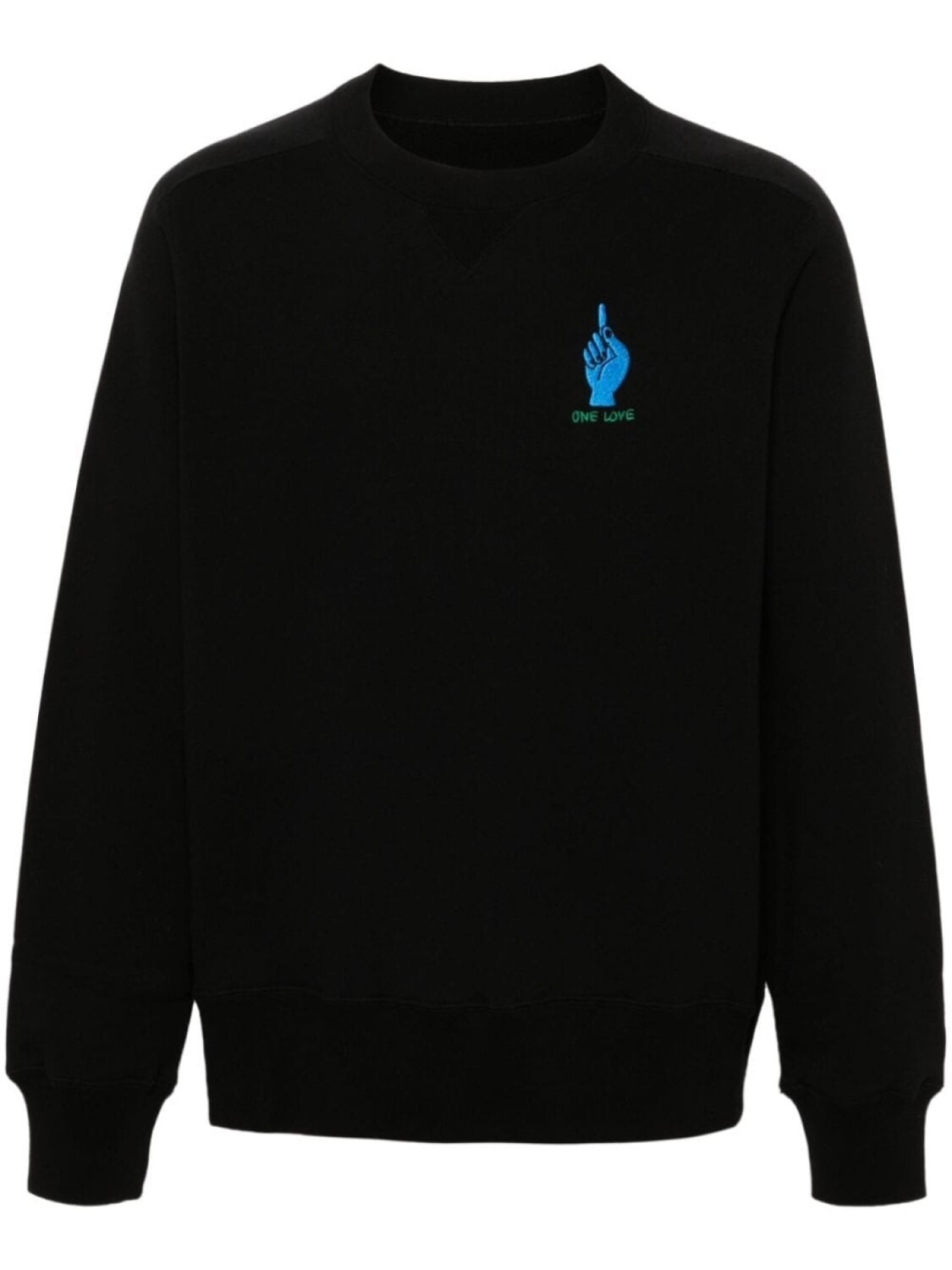 

Sacai свитер с текстовым принтом x Gonz, черный