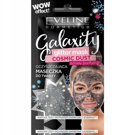 

Очищающая маска с блестками, 10 мл Eveline Cosmetics, Glitter
