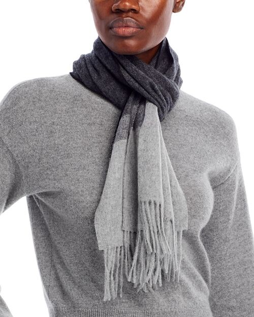 

Тканый шарф в полоску C by Bloomingdale's Cashmere, цвет Multi