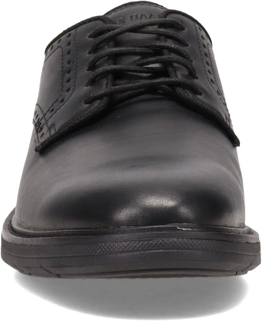 Классические мужские туфли-оксфорды Cole Haan с гладкой передней частью, черный — фото 2