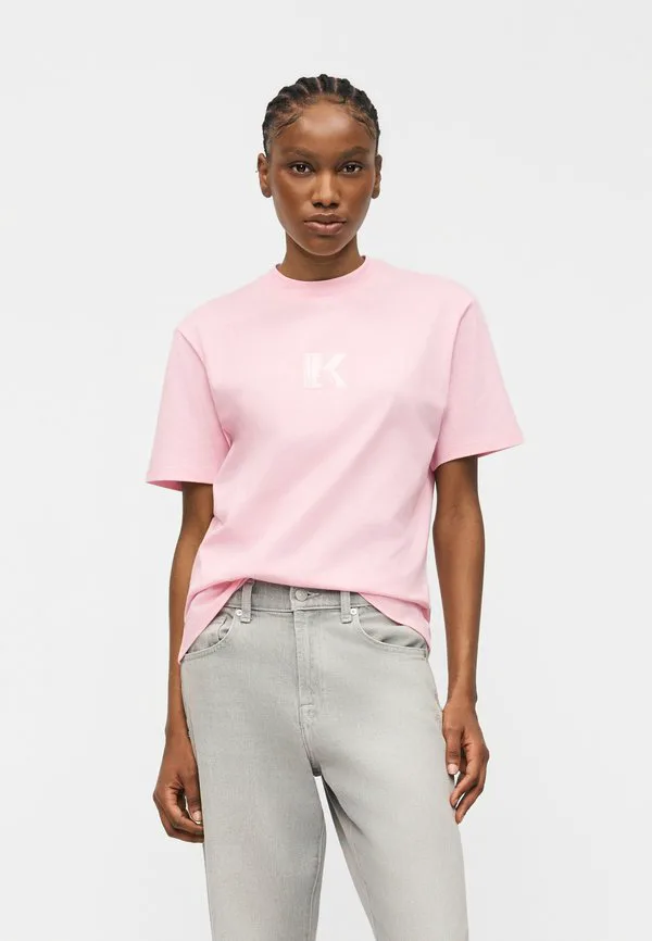 

Футболка с логотипом, базовая футболка Karl Lagerfeld Jeans, Pink, Розовый, Футболка с логотипом, базовая футболка Karl Lagerfeld Jeans, Pink