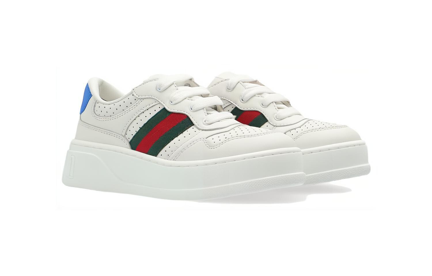 Кроссовки GUCCI Chunky B Toddler Shoes TD Low-top White — фото 3