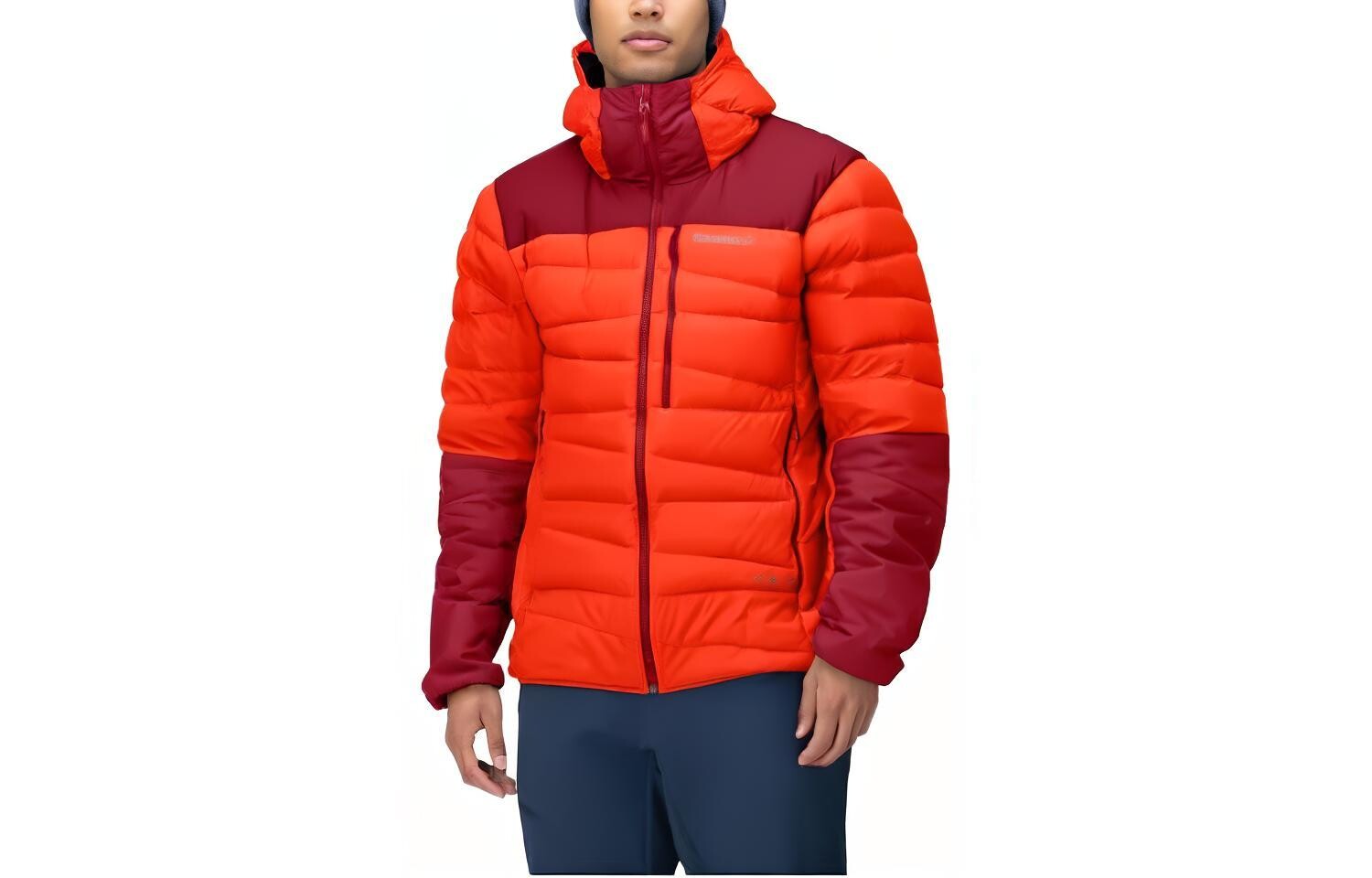 

Пуховик мужской Norrona, цвет Orange/adrenalin/rhubarb