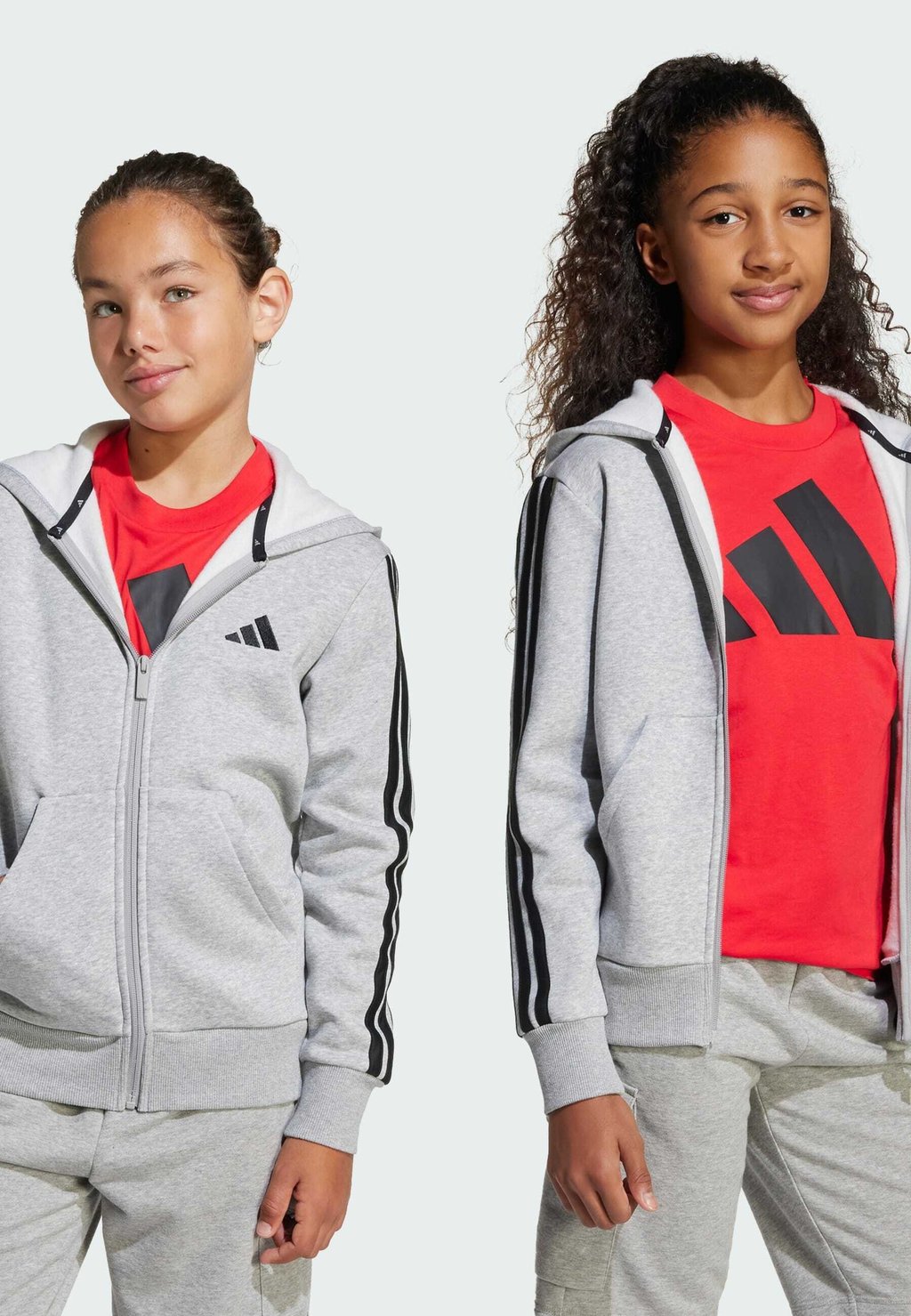 

Толстовка на молнии adidas Sportswear, серый