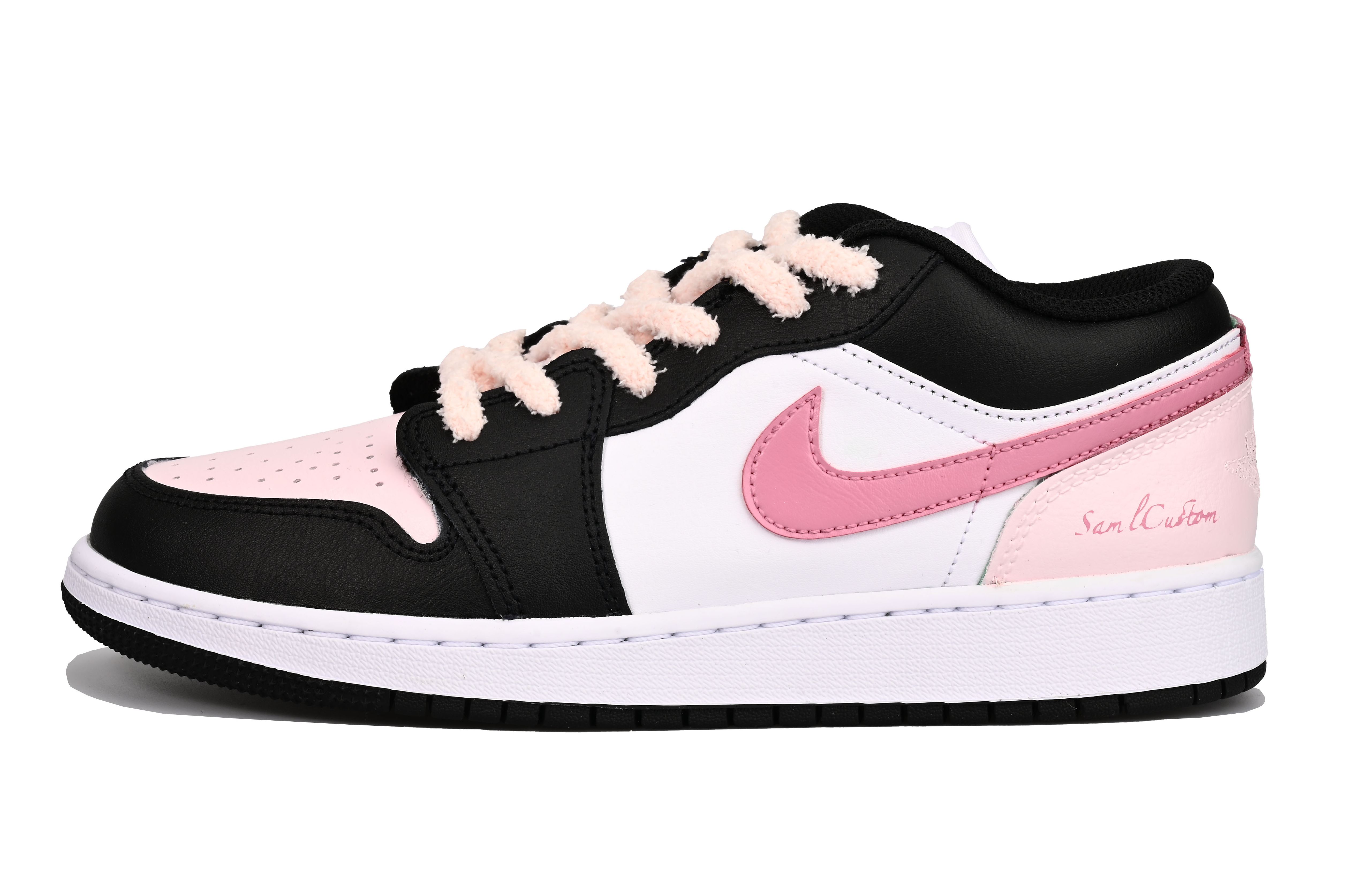

Jordan Баскетбольные кроссовки Air 1 Vintage, низкие, мужские, розовые/черные