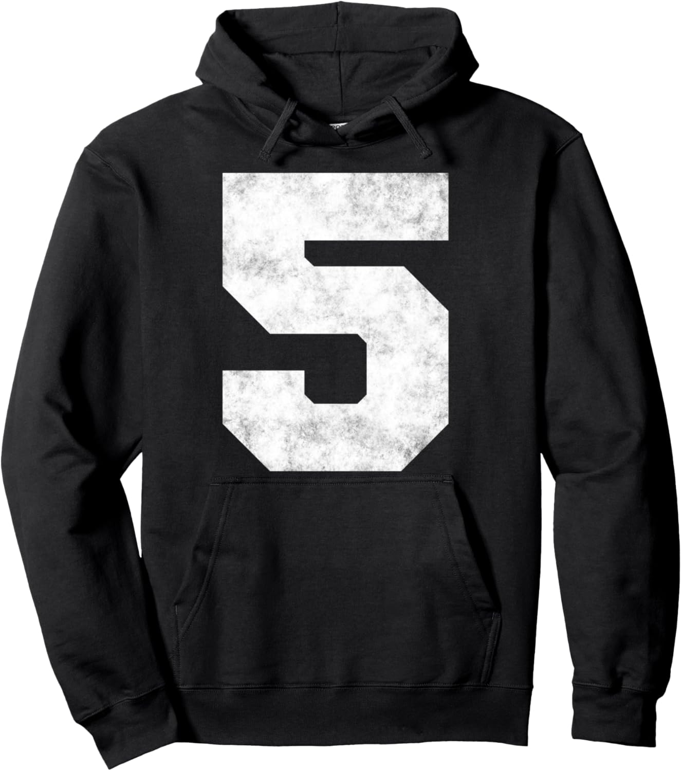 

Толстовка с большой цифрой 5 и цифрой 5 Sports Gifts By Designsanddesigns, черный