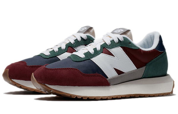 Кроссовки 237v1 New Balance, красный — фото 3