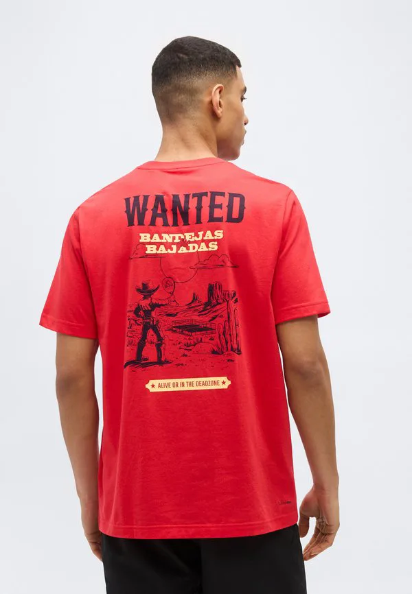 Футболка с надписью «padel wanted» (хотелось купить футболку для падела) Adidas Performance, Pure Ruby