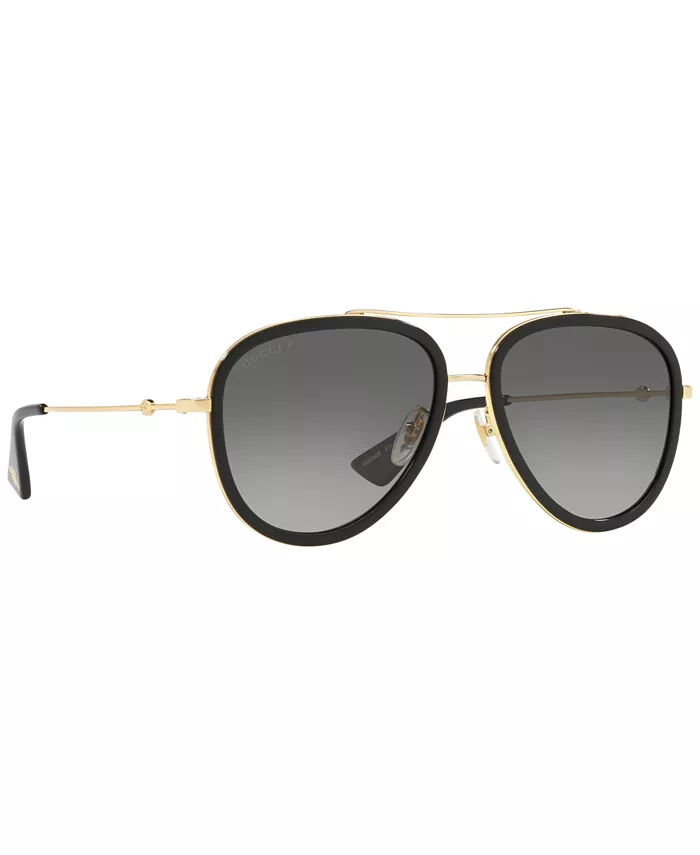 Женские поляризационные солнцезащитные очки, GG0062S Gucci, черный — фото 3