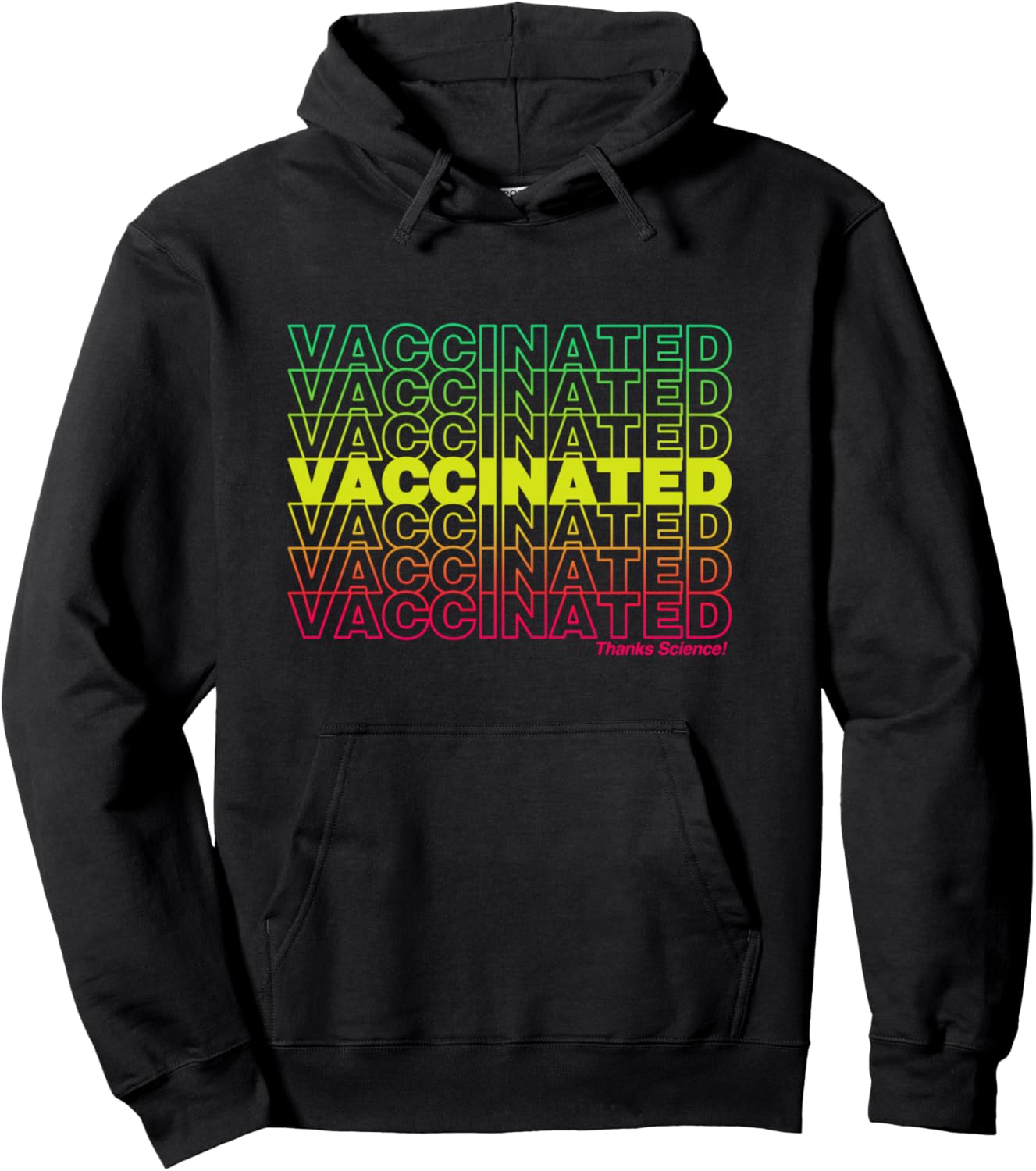 

Худи с повторяющимся радужным рисунком «Vaccinated Appreciation Science», черное Fully Vaccinated Apparel, Черный, Худи с повторяющимся радужным рисунком «Vaccinated Appreciation Science», черное Fully Vaccinated Apparel