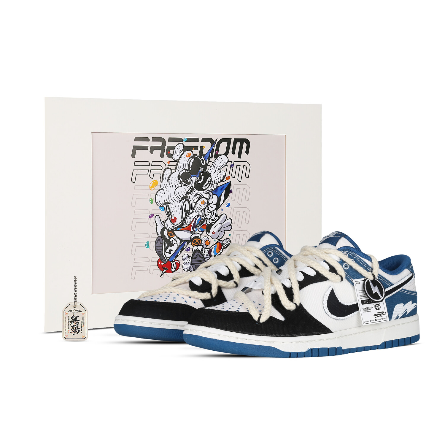 

Кроссовки Nike Dunk Skateboard Shoes Unisex Low-Top White