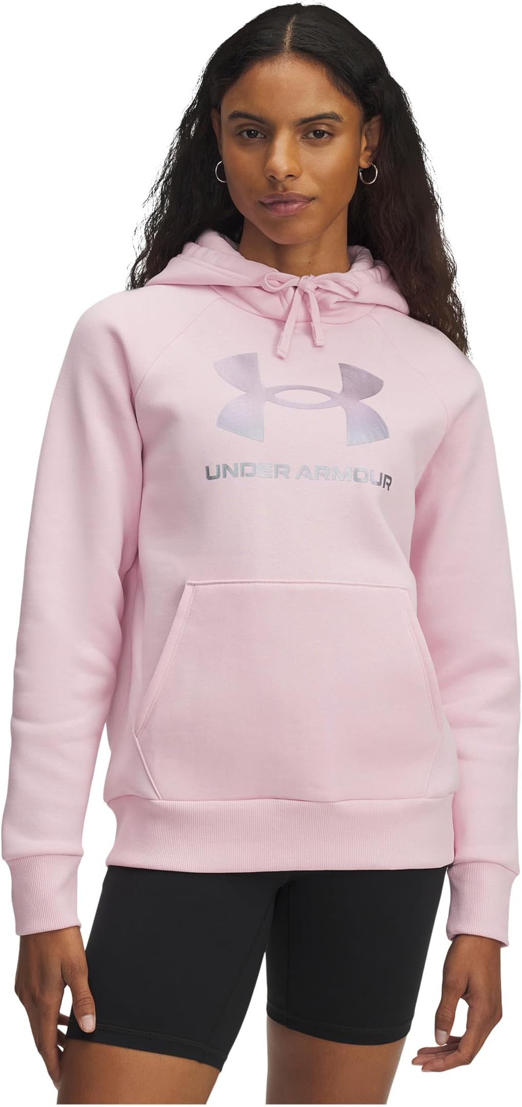 

Худи Under Armour Rival Fleece Shimmer Hoodie, цвет Prime Pink/Iridescent