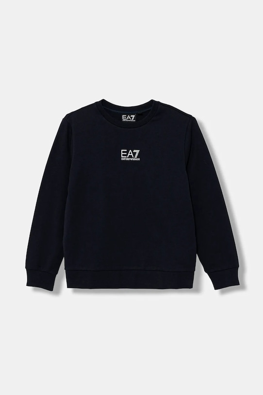 

Детская хлопковая толстовка Ea7 Emporio Armani, темно-синий