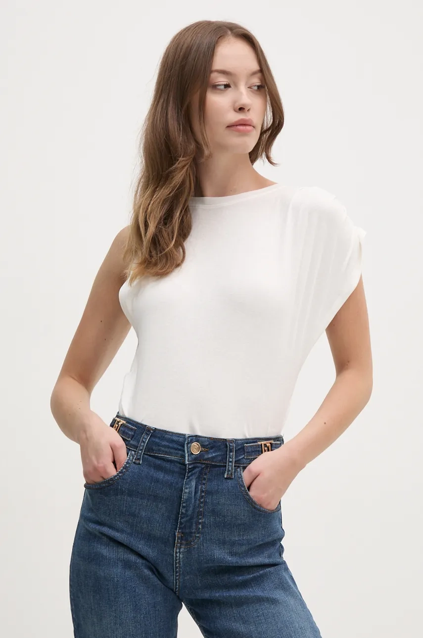 

Хлопковая футболка FLEURINE Pepe Jeans, бежевый