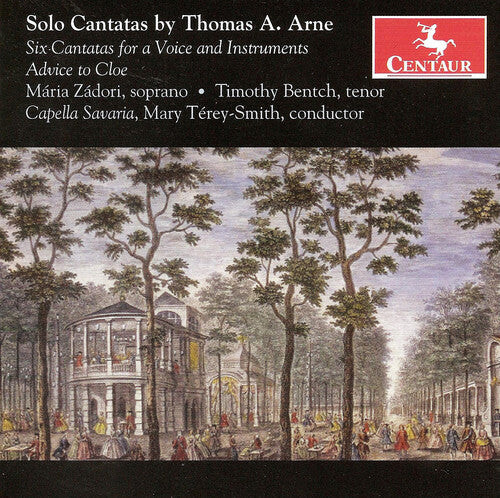 

CD диск Arne / Zadori / Bentch / Savaria: Solo Cantatas