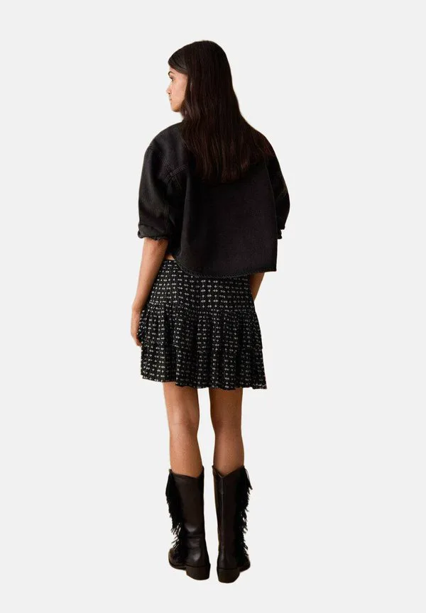 Подростковая юбка а-силуэта Mango Kids, Black