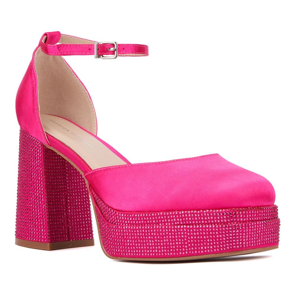 Женские туфли-лодочки высокой ширины Fashion toFigure Martine 2 Fashion to Figure, розовый