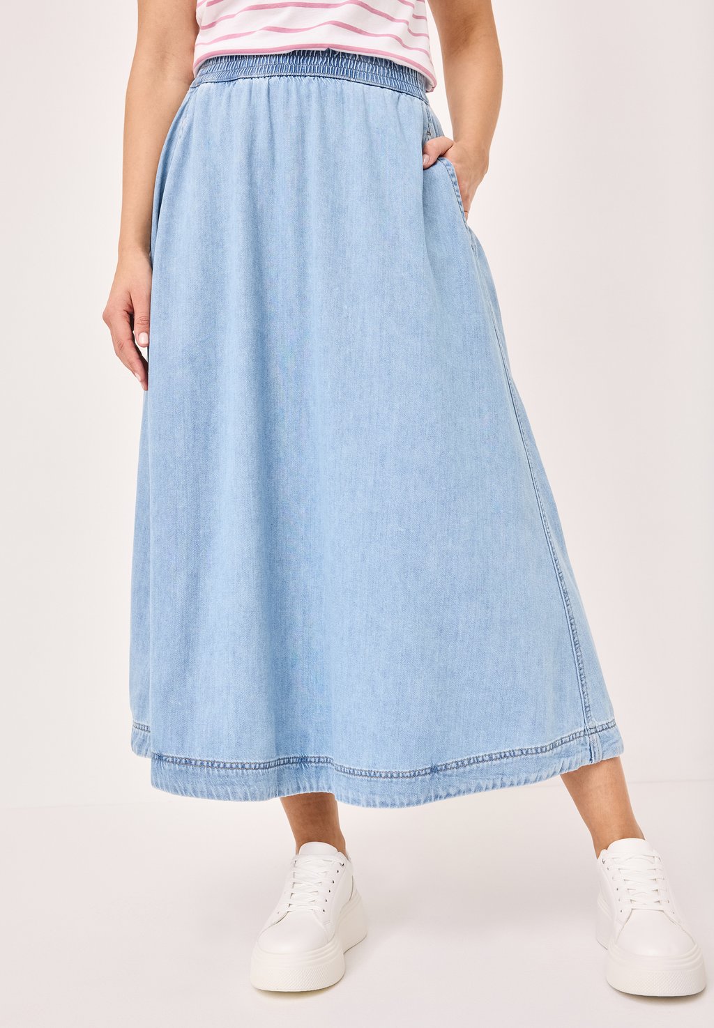

Джинсовая юбка A-line skirt Paddock's, светло-голубой