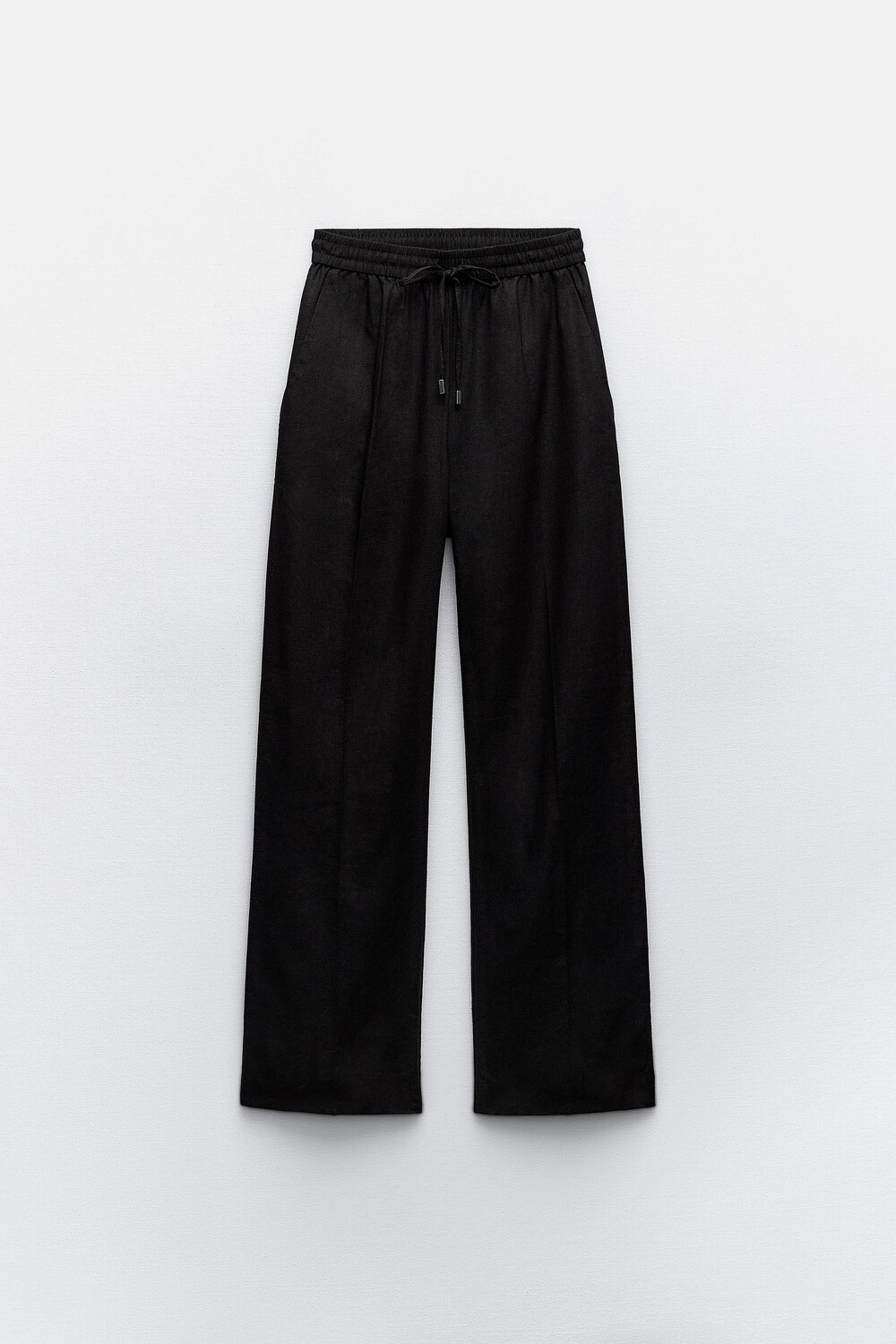 

Брюки Zara Linen Blend, черный