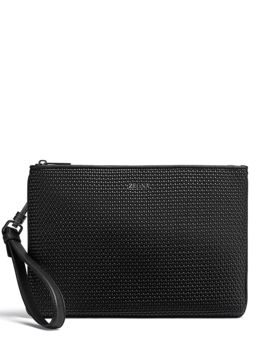 

Zegna клатч Pelletessuta™ на молнии, черный