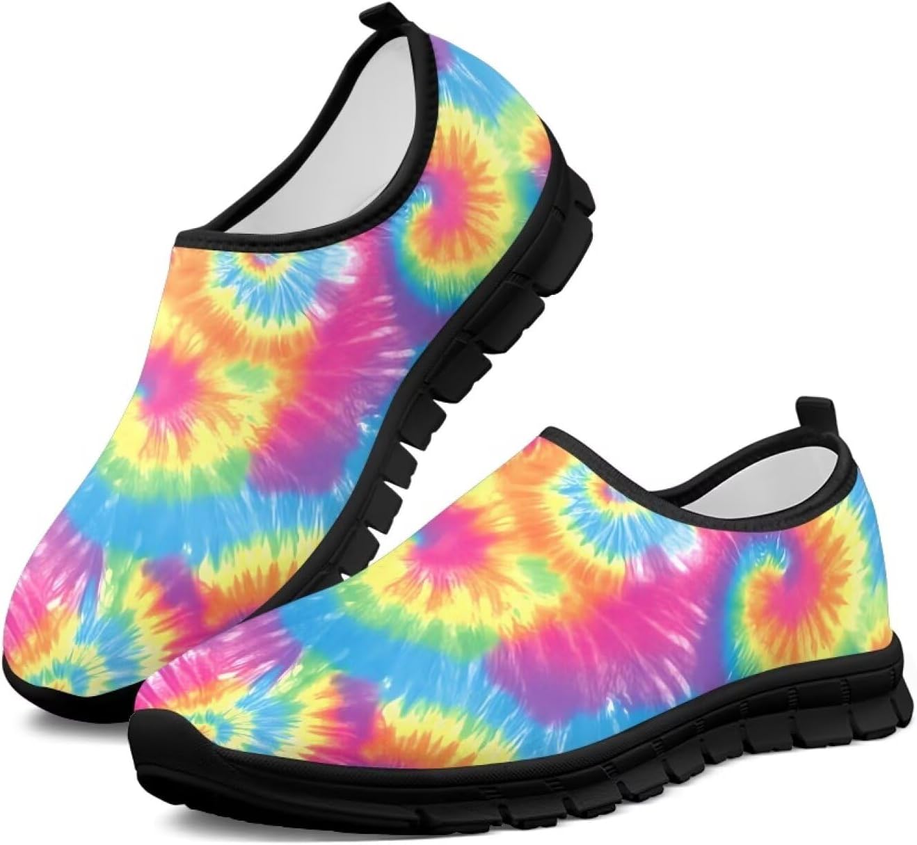 

Мужские модные кроссовки Hresuewn, низкие, с противоскользящей подошвой, повседневная обувь для мужчин, удобные для ходьбы, Tie-dye Pattern