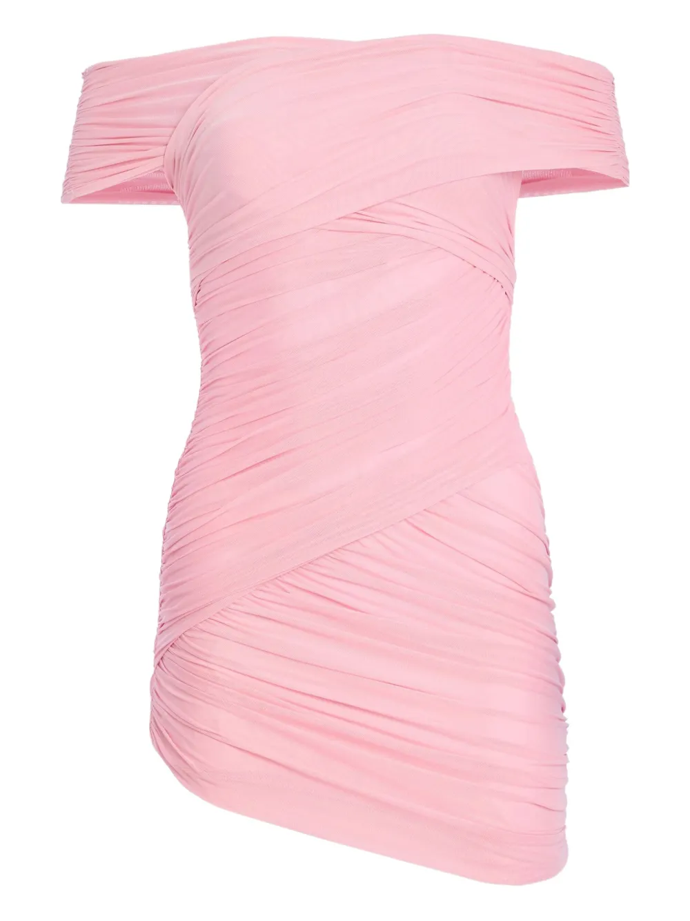 

Сетчатое платье мини Deniz SER.O.YA, розовый