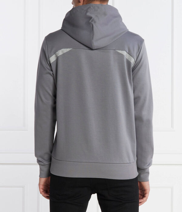 Свитер грязный зеркало Regular fit Boss Green, серый — фото 4