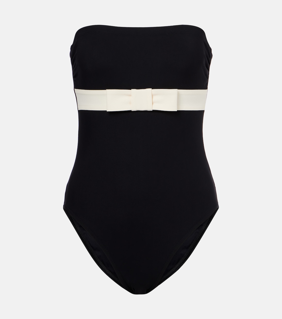 

Купальник с бантом и деталями Karla Colletto, Black / Cream