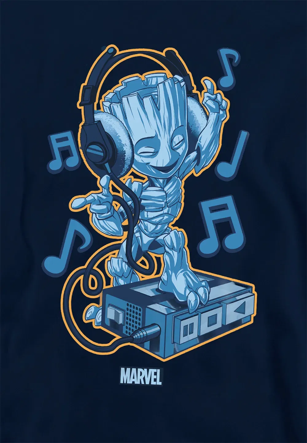 Детская толстовка Marvel Baby Groot, темно-синий — фото 2