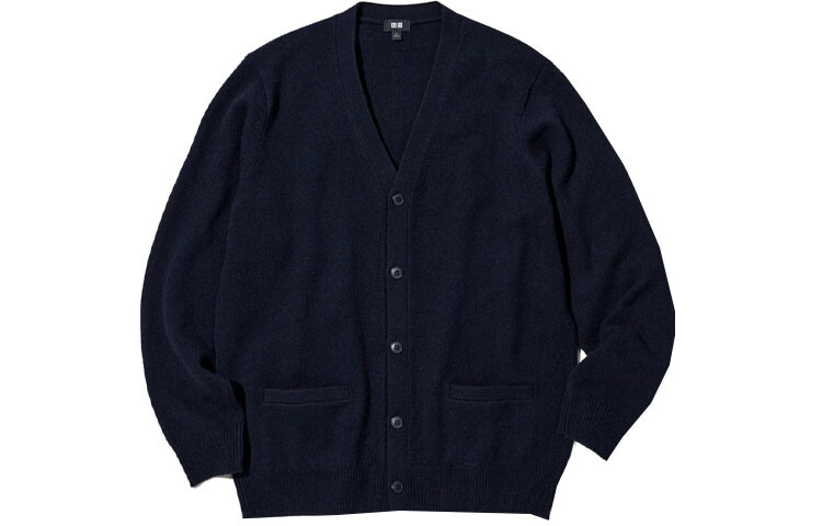 

Трикотаж унисекс темно-синий Uniqlo, темно-синий