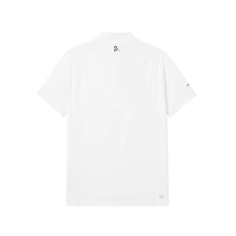 LACOSTE Polo Shirt Men's White Polo Collar Moderate — фото 3