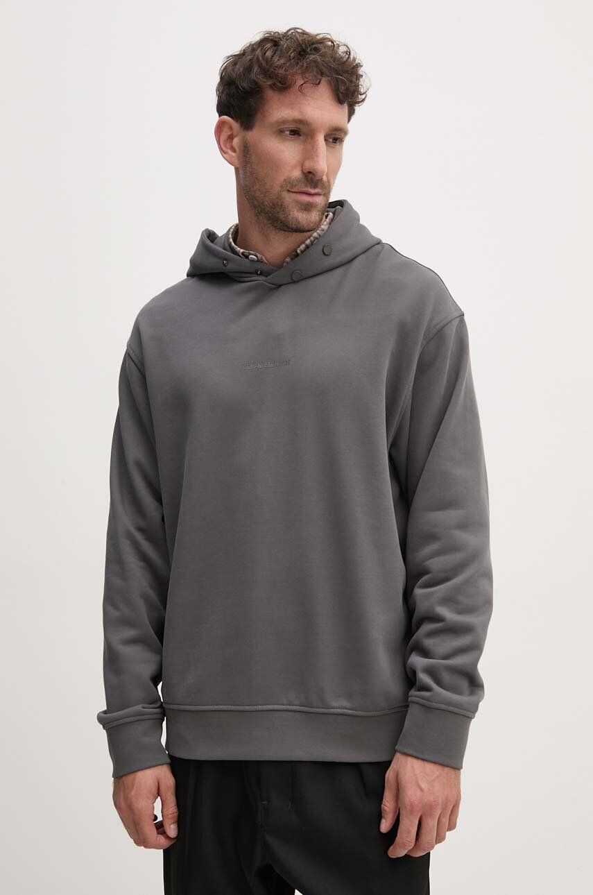 

Толстовка Armani Exchange из хлопка, серый