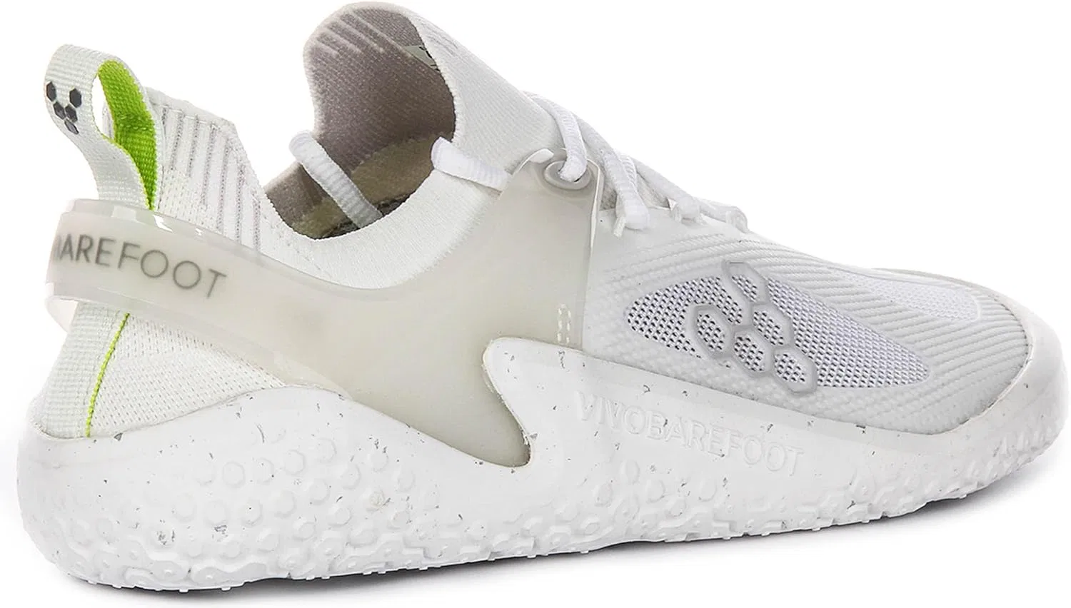 Vivobarefoot Motus Strength, мужские кроссовки для силовых тренировок с подошвой для тренировок босиком, ярко-белый/серый — фото 3