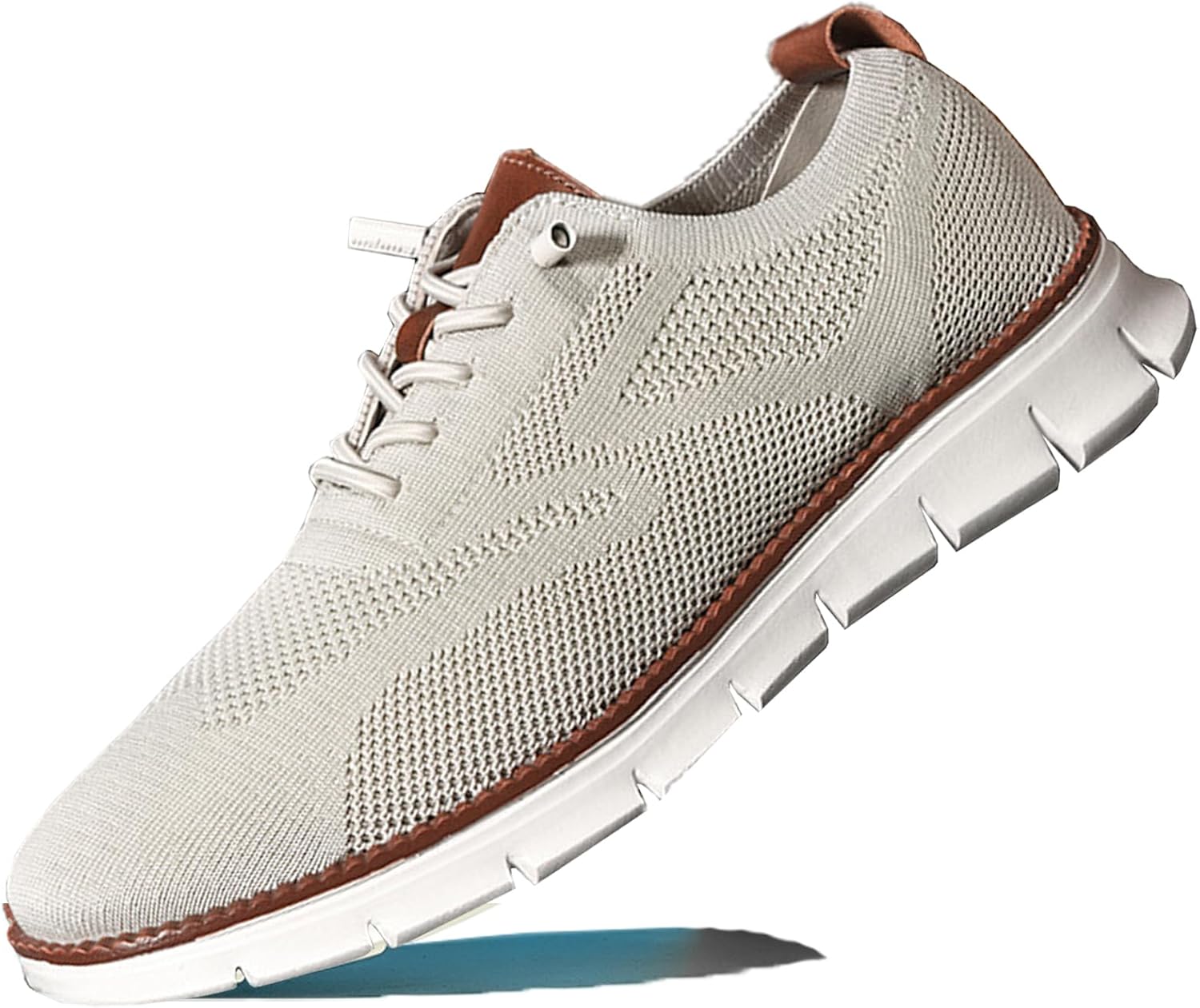 

Мужские кроссовки Breeze, легкие и дышащие, городской стиль и комфорт для прогулок, путешествий, работы или повседневной носки Oliwex, бежевый