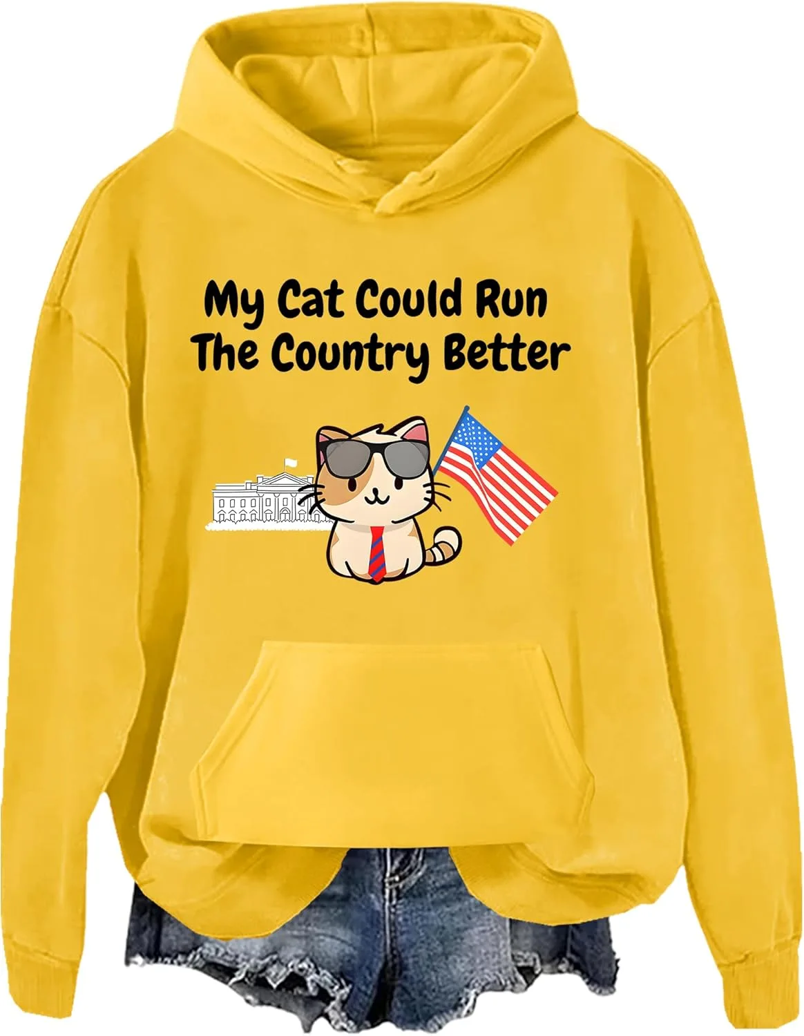 

Толстовка My Cat Could Run The Country Better woati