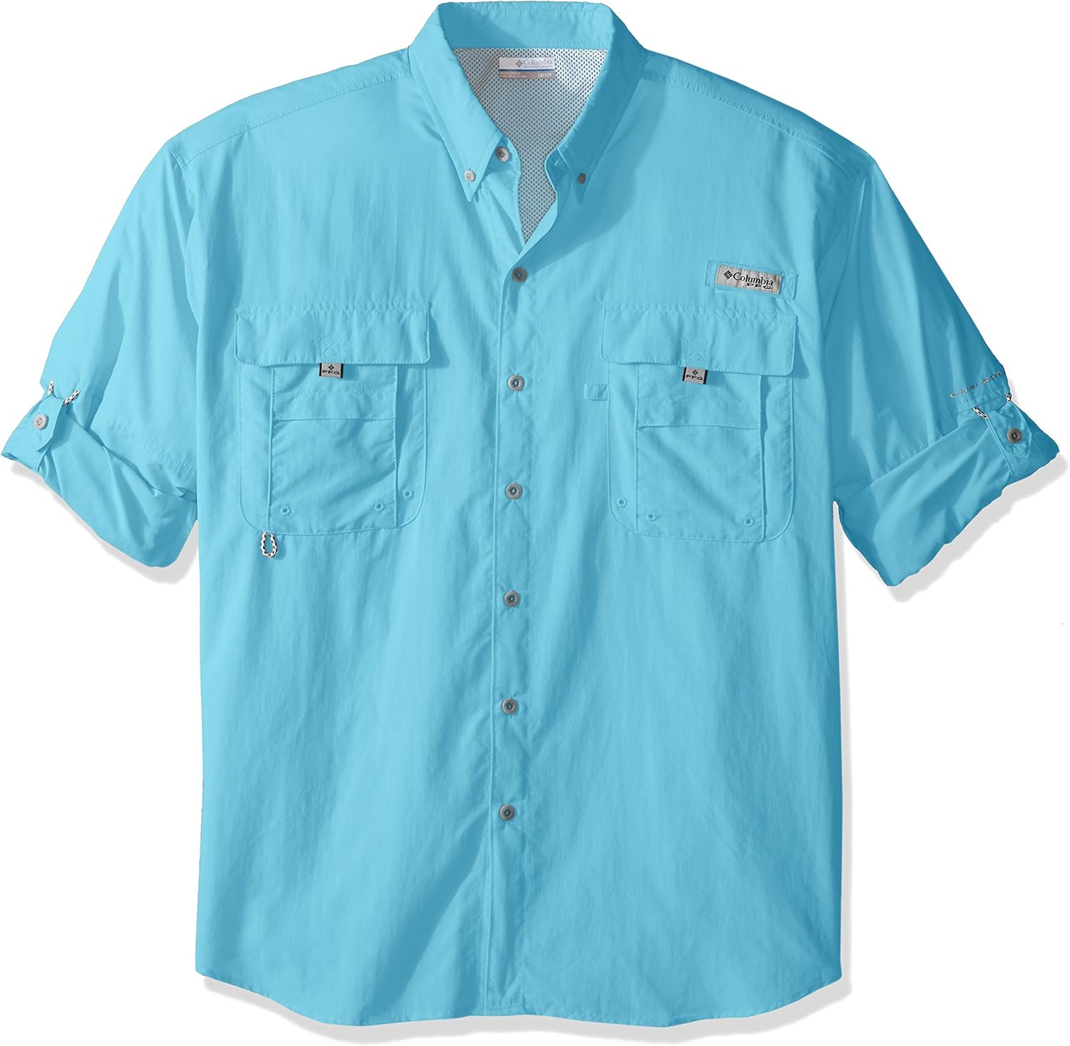 

Columbia Мужская рубашка PFG Bahama II с длинным рукавом, Coastal Blue