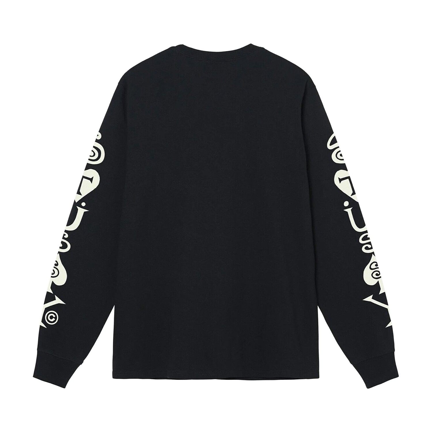 Футболка с длинными рукавами Stussy Hearts And Spades, черная — фото 2